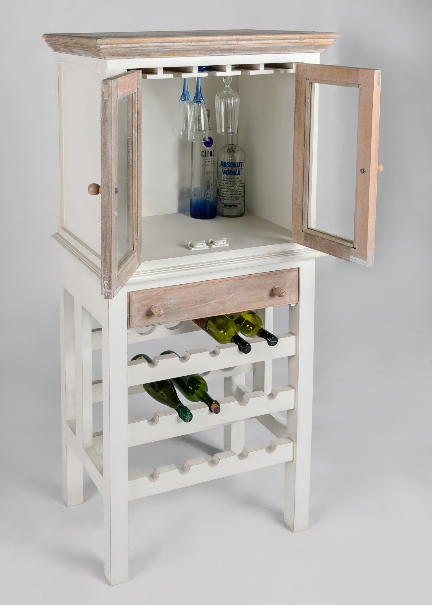 August grove deals logston bar cabinet