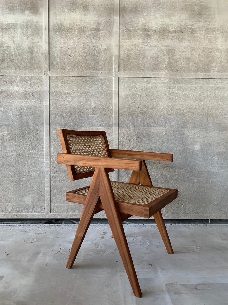 Mid century teak discount armchair